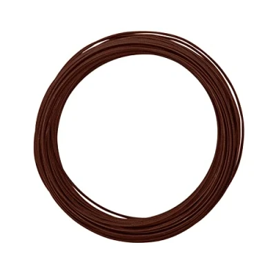 Image of Vaessen Creative Embossed Round Aluminium Wire, Brown, One Size