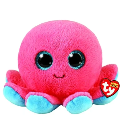Image of TY Toys Beanie Boo Octopus Sheldon 15 CM, Pink (2009291)