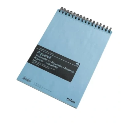 Image of Schoellershammer Watercolour Pad A4, 30 Sheets, Spiral Bound, 300gsm White Paper, VF5004058