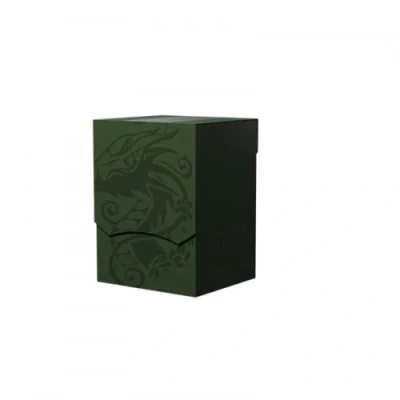 Image of Dragon Shield Card Deck Box Shell: Forest Green/Black Durable and Sturdy TCG, OCG Storage Compatible with Pokemon Yugioh Commander MTG Magic: The Gathering Cards