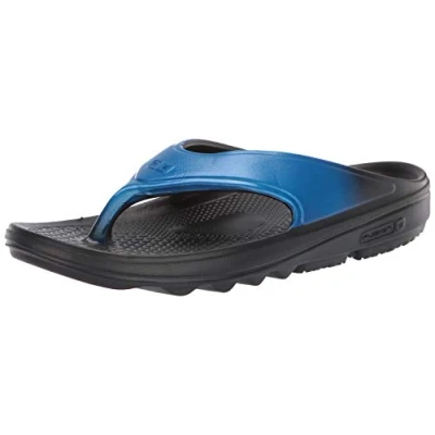 Image of Spenco Men&#039;s Fusion Fade Flip Flop, Blue, 9 UK