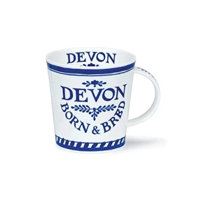 Image of Dunoon Born &amp; Bred Mug Bone China Cairngorm Shape (Devon)