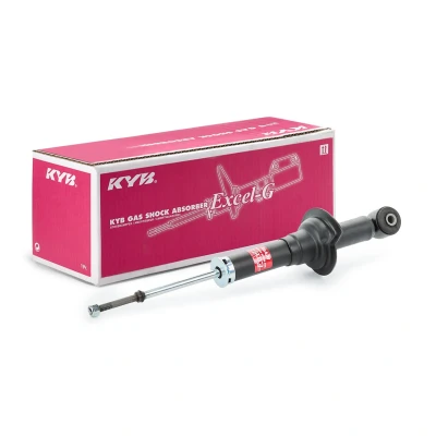Image of 4162A253, 4162A338 Shock absorber KYB 3410078 Rear Axle Gas Pressure Twin Tube Suspension Strut Top pin MITSUBISHI: OUTLANDER 3