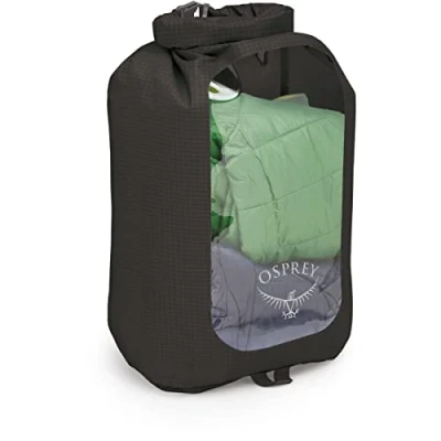 Image of Osprey Dry Sack 12 with window Unisex Accessories Outdoor Black O/S