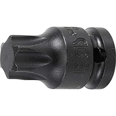 Image of BGS 5486 T80 Impact Bit Socket length 42 mm 12.5 (1/2&quot;) Drive T star (for Torx)