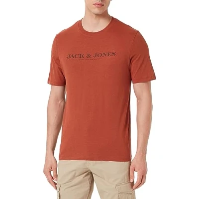 Image of Bestseller A/S Men&#039;s Jprblacarter SS Tee Crew Neck FST T Shirt, Sequoia, L