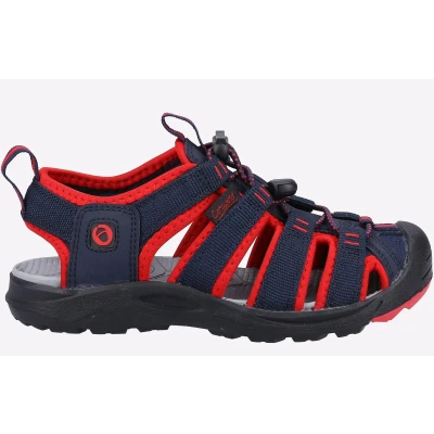 Image of Cotswold Childrens Unisex Marshfield Recycled Sandal Junior Navy Size UK 1 Infant