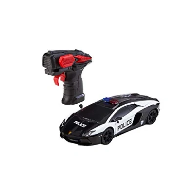 Image of RC Car &quot;Lamborghini Aventador Police&quot;, Black/White