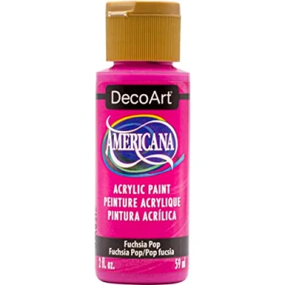 Image of Deco Art Americana Acrylic Paint 2oz Fuchsia Pop