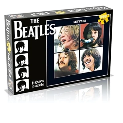 Image of University Games 08410 The Beatles Let It Be Album Cover 1000 Piece Puzzle, White
