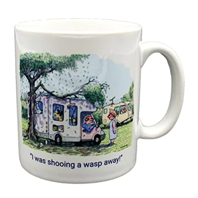 Image of Armand Foster Motorhome Humour Cartoon Funny Gift Double Sided Mug Cartoons