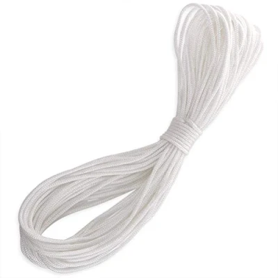 Image of H&amp;S 20 Meters Picture Hanging Cord 2.5mm Super Strong Nylon White Rope for Photo Frame Mirror Hold Up to 30Kg