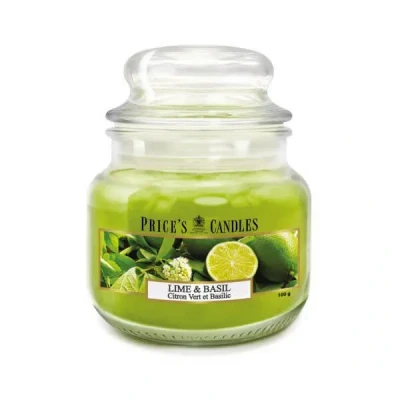 Image of Prices Fragrance Collection Lime &amp; Basil Small Jar Candle