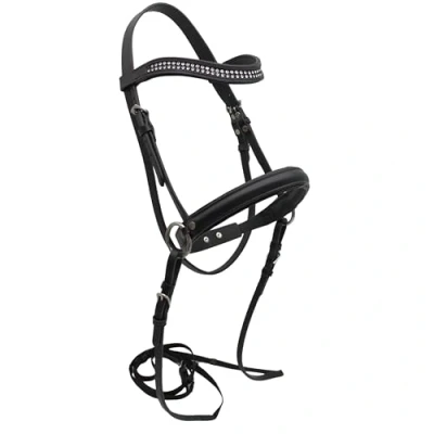 Image of PFIFF 103031 Lilly Bridle Black Shetty