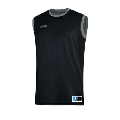 Image of JAKO Men&#039;s Change 2.0 Reversible Jersey Black/Stone Grey, 3XL