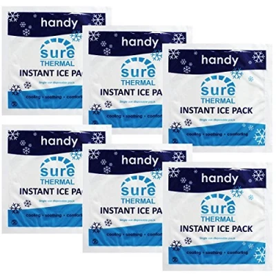 Image of Sure Thermal Pain Relief Cold Cool Freeze Sports Injury Ice Packs Small 6 Pack