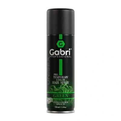 Image of Gabri Professional Pro Temporary Colour Hair Spray Green, 150ml