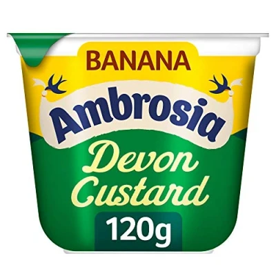 Image of Ambrosia Banana Flavour Custard Pots 12x120g