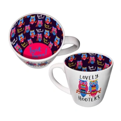 Image of WPL Gifts Lovely Hooters There Coffee Tea Mug Inside Out 250ml