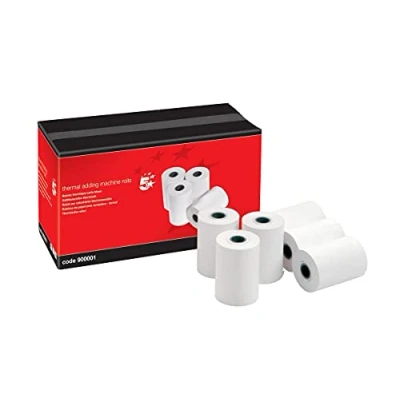 Image of 5 Star Thermal Printer Rolls for Printing Calculator Pack of 20