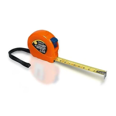 Image of Toollab 3m Compact Auto Retractable Tape Measure Ruler With Grip Lock, Carry Handle and Belt Clip for Measuring use in DIY, Building.