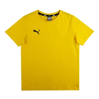 Image of PUMA Team Goal 23 Casuals T Shirt Cyber Yellow, Size 164