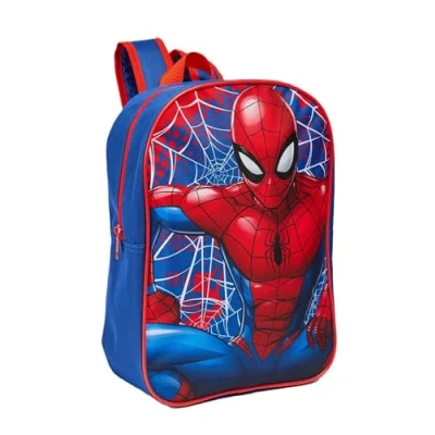 Image of Spiderman Sm Plain Bp Backpacks Blue One Size