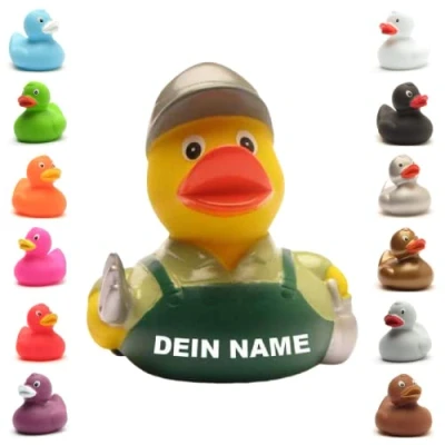 Image of Rubber Duck Personalised (Farmer&#039;s Duck)