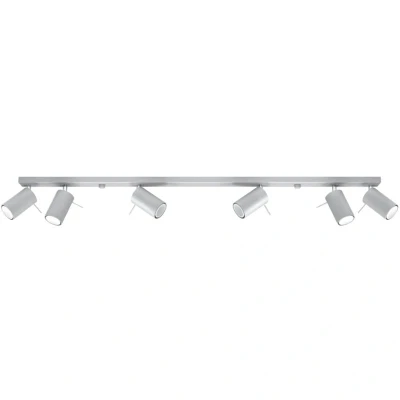 Image of Ring 6 Light Spotlight Bar Grey, GU10