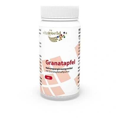 Image of Vita World Pomegranate 500mg 60 Capsules Made in Germany