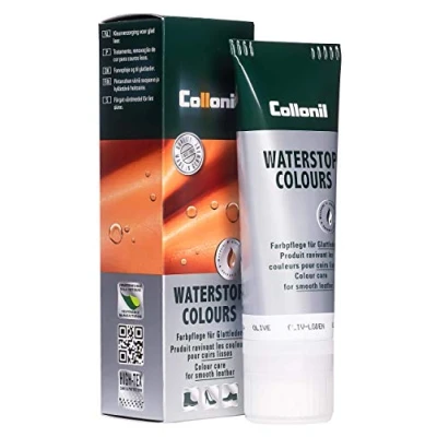 Image of Collonil Unisex Adult Waterstop Classic Polish Shoe, Green (Olive), 75.00 ml