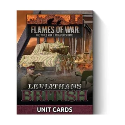 Image of Battlefront Miniatures Flames of War: Late War Leviathans: British Unit Cards