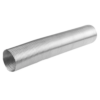 Image of 2.5m Aluminium Flexible Pipe Alloy Air Ducting Tube Heat Resistant Hose, Ø 110 mm (4.33&quot;)