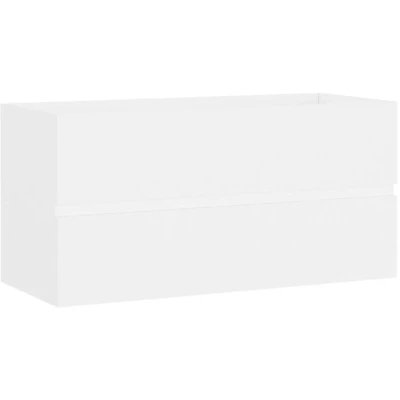 Image of vidaXL Sink Cabinet White 90x38.5x45 cm Engineered Wood