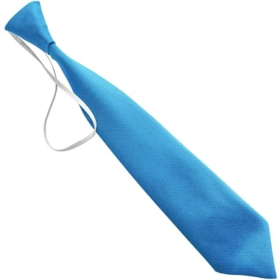 Image of Great British Tie Club Kids 11 inch length Elasticated Neck Ties (Sky Blue)
