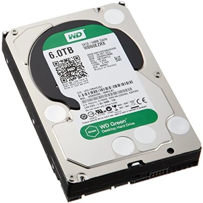 Image of Western Digital 3.5 inch 6TB SATA Intellipower Internal Desktop Hard Drive Green