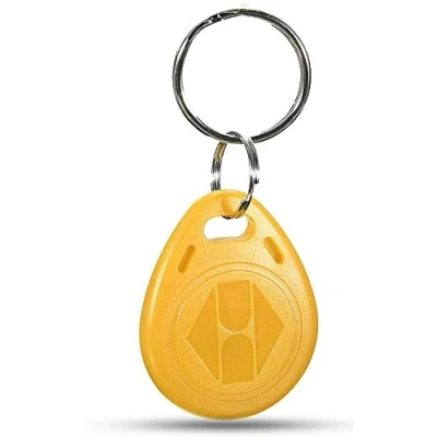 Image of OBO HANDS 125khz Tags EM4100 Rfid Card Token Key Tag Access Control Smart ID Keyfobs package of 100pcs (YELLOW)