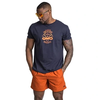 Image of Trespass Men&#039;s Heron T Shirt Red, X Small