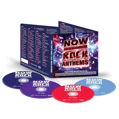 Image of NOW That&#039;s What I Call Music Rock Anthems Neon Violet vinyl Sealed 2024 UK 3 LP set LPNNNOW148