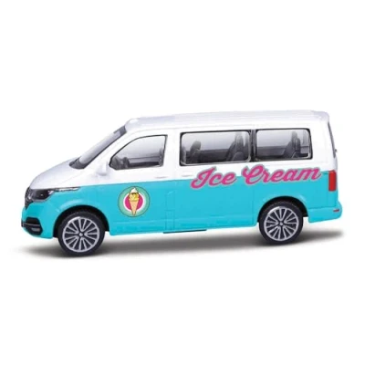 Image of BBURAGO STREET FIRE CITY ICE CREAM SHOP Playset with Die Cast Car 1:43 Scale