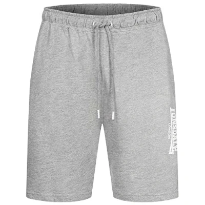 Image of Lonsdale Men&#039;s FRINGFORD Shorts, Marl Grey, Normal