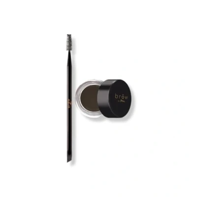 Image of Mii Cosmetics Brow By Designer Duo Master Brush &amp; Eyebrow Pomade, Dark