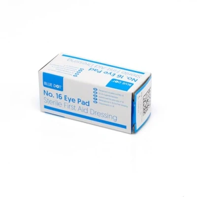 Image of Blue Dot No. 16 Sterile Eye Pad and Bandage, 6 cm Length x 7 Width