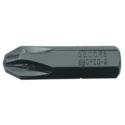 Image of Gedore Screwdriver bit 1/4&quot; PZ 3, Value pack