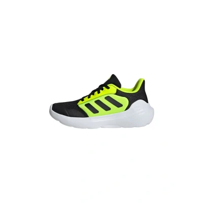 Image of adidas TENSAUR Run 3.0 Shoes Junior, Core Black/Core Black/Lucid Lemon, 3 UK Child
