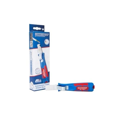 Image of WEICON TOOLS Cable Stripping Knife No.4 28H, Blue/Red, one size