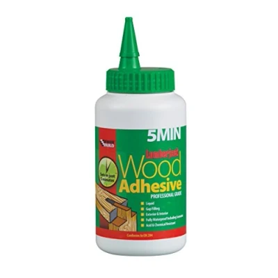 Image of Everbuild Lumberjack 5 minute Polyurethane Wood Adhesive Liquid, 750 g