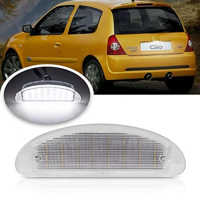 Image of NSLUMO 1X LED Number License Plate Light compatible with Ren.ault Twingo I 93 07 Clio MK2 98 06