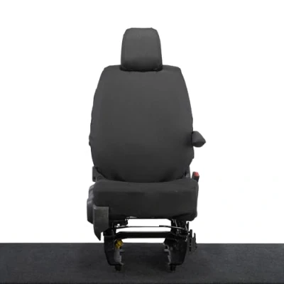 Image of UK Custom Covers SC433BAD4 Tailored Heavy Duty Waterproof Single Driver&#039;s Seat Cover Black To Fit Vauxhall Vivaro 2019 Onwards