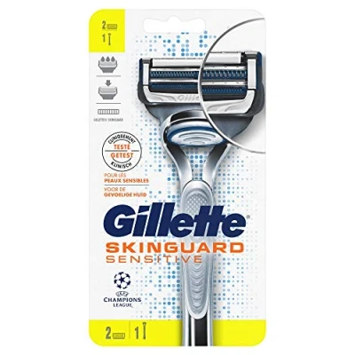 Image of Gillette SkinGuard Sensitive Razor + 1 Blade for Men, Skin and Prevents Irritation